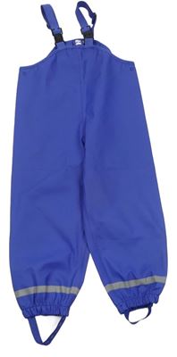 Modrofialové nepromokavé laclové kalhoty STOP+GO