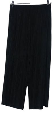 Dámské černé plisované culottes kalhoty Primark
