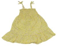 Žluté květované šaty Primark