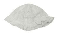 Bílý madeirovaný klobouk 