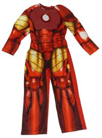 Kostým - Červeno-žlutý overal - Iron man