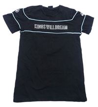 Černé tričko s logem Kings Will Dream