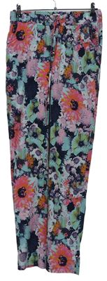 Dámské barevné květované volné kalhoty Vero Moda 
