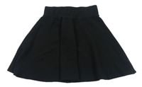 Černá vzorovaná kolová sukně Matalan