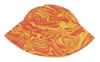 Růžovo-oranžovo-žlutý klobouk Primark