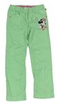 Zelené plátěné kalhoty s Minnie C&A