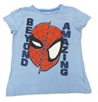 Světlemodré tričko se Spidermanem Marvel
